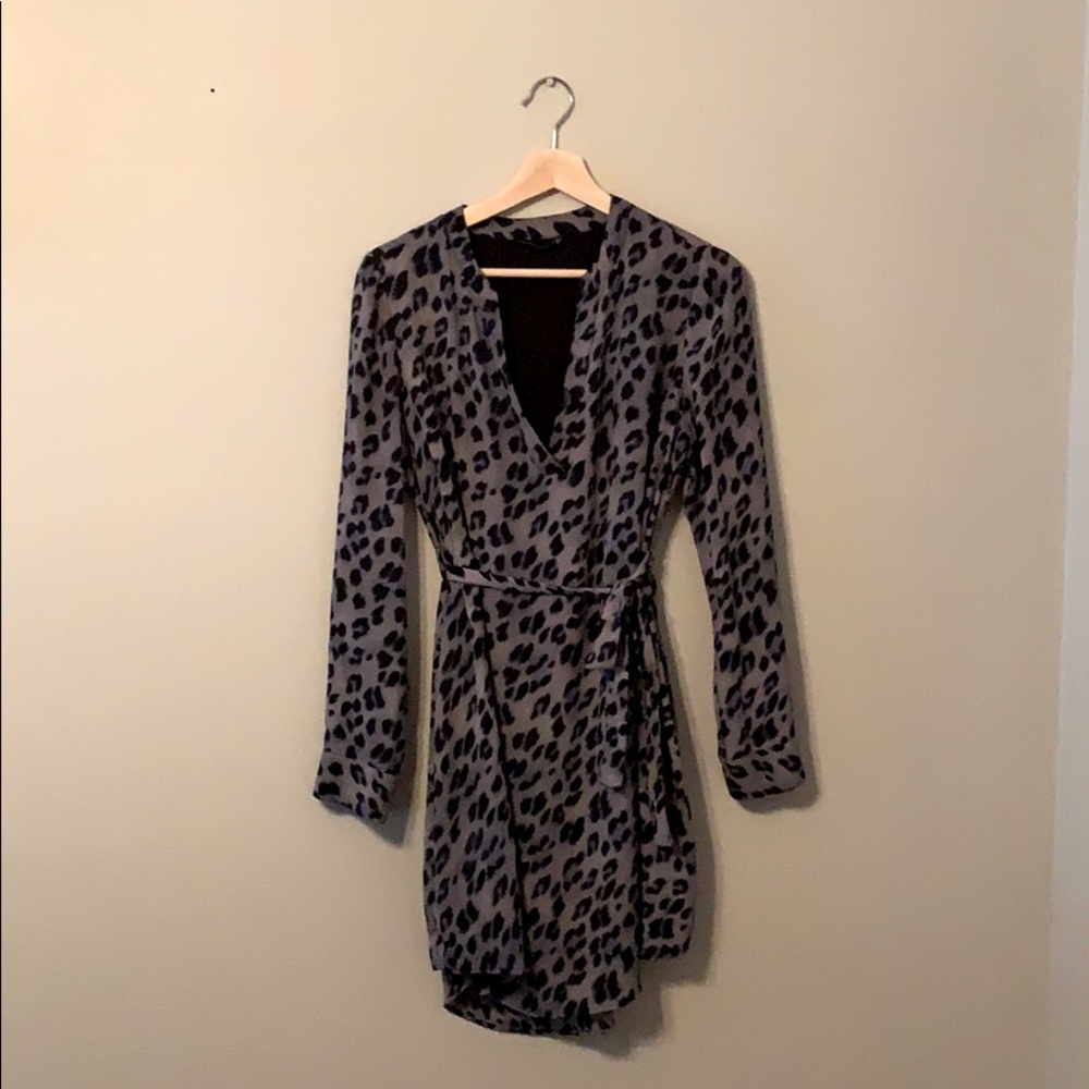 Animal print Tie Dress